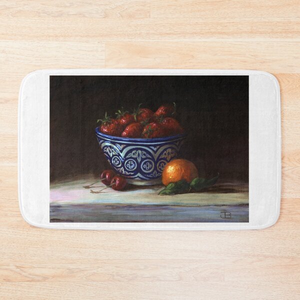 Item preview, Still life with strawberrys and Moroccan bowl designed and sold by coloriscausa.