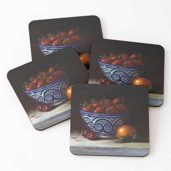 Item preview, Still life with strawberrys and Moroccan bowl designed and sold by coloriscausa.