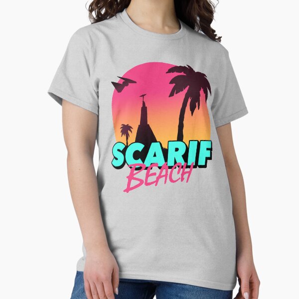 Aperçu de l'œuvre Plage de Scarif créée et vendue par GlewPrint.