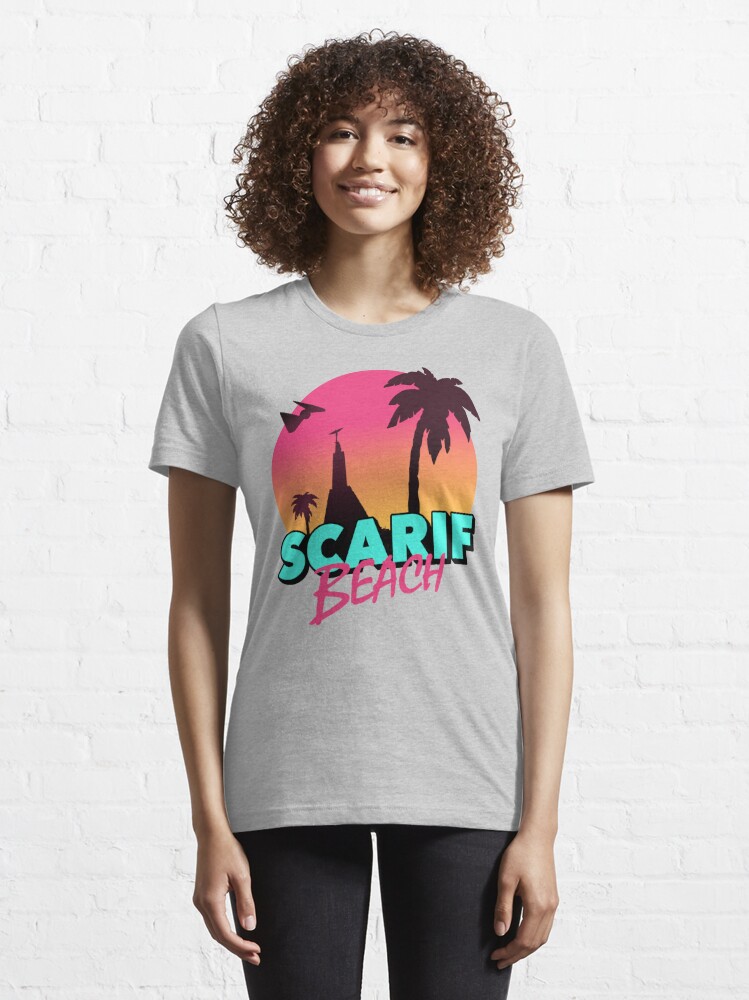Alternate view of Scarif Beach Essential T-Shirt