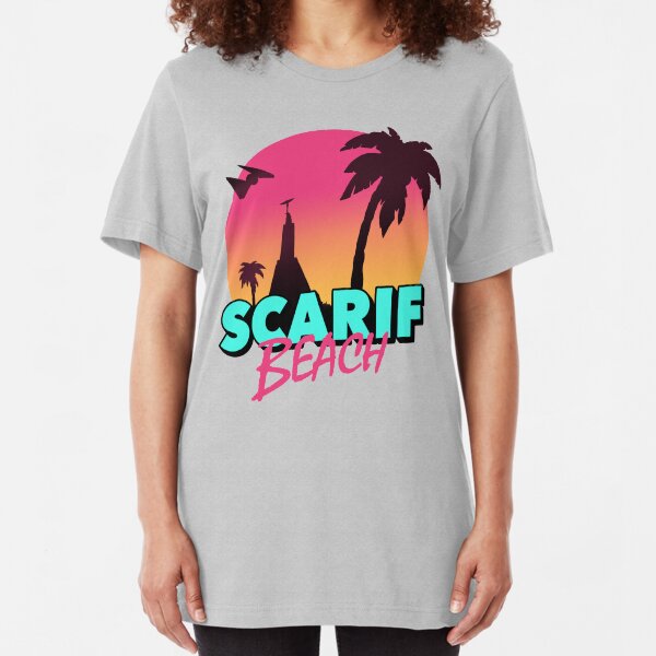 Scarif Beach Slim Fit T-Shirt