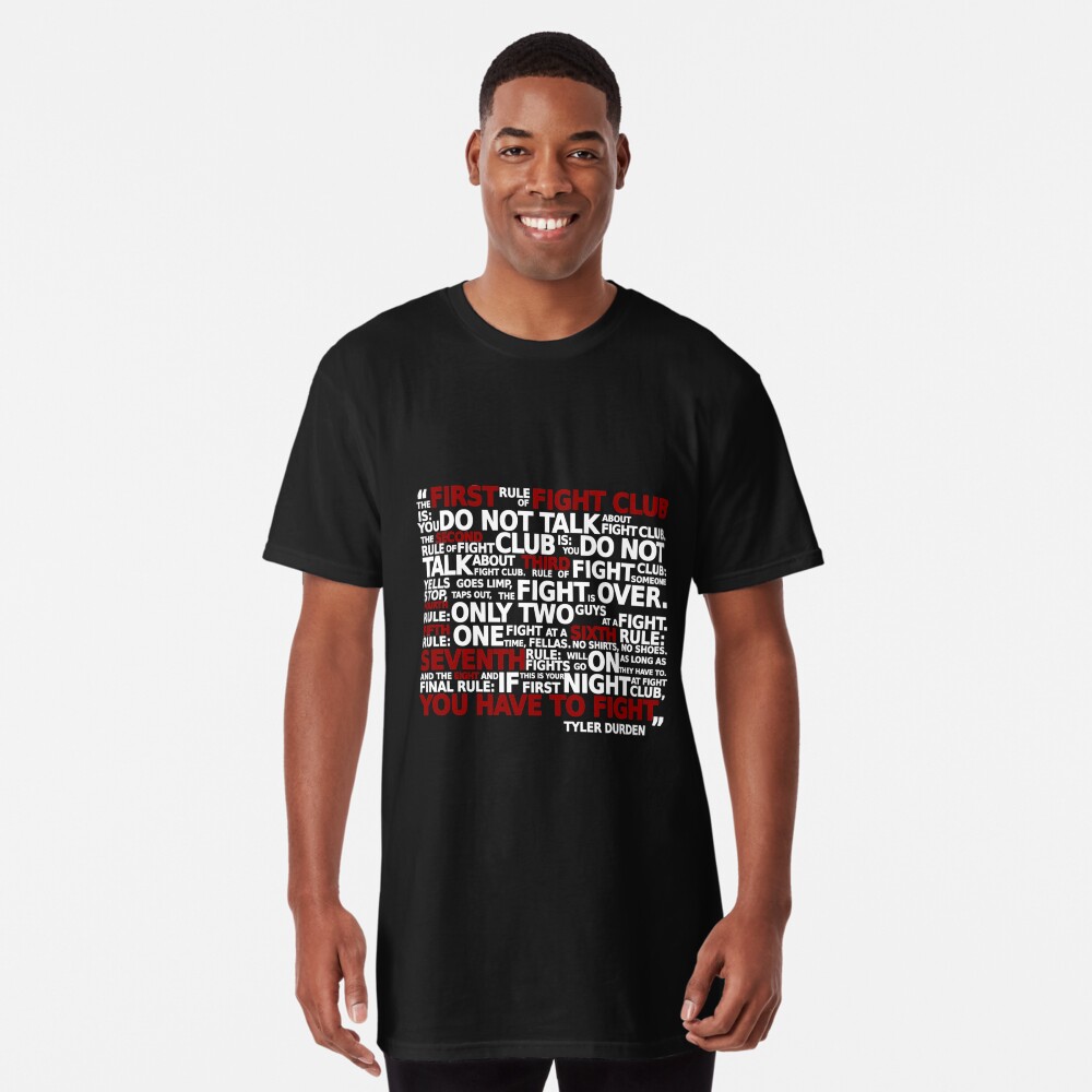 fight club rules t shirt