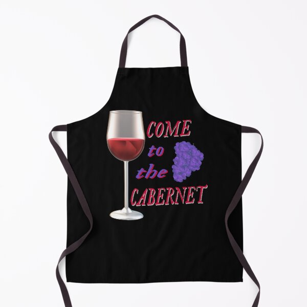 Item preview, Come to the Cabernet.  Glass of Cabernet Sauvignon Red Wine with Purple Black Grapes. (Black Background) designed and sold by ArtByLM.