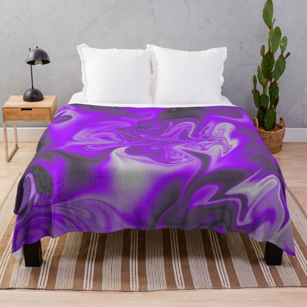 Item preview, Purple, Violet, Black  And White Liquid Art. Liquid Marble. Abstract Design. designed and sold by Jason123za.