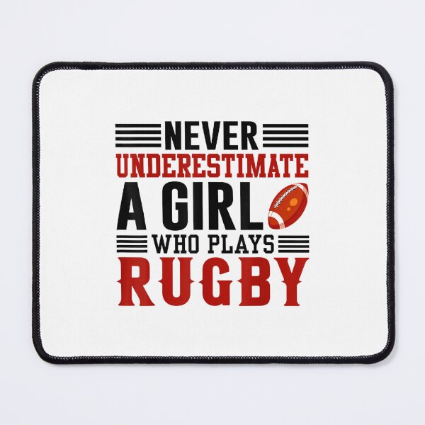 Item preview, Funny Rugby Never Underestimate A Girl Who Plays Rugby T-Shirt designed and sold by OnlyouO.