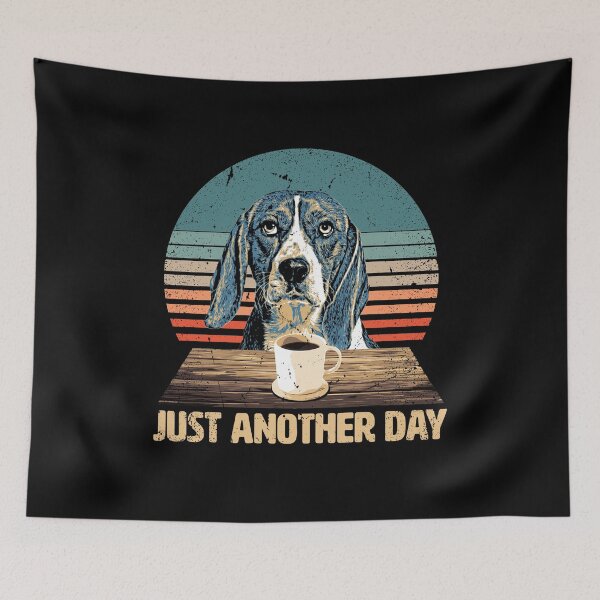 Item preview, Just another Day - Funny & Cute Beagle designed and sold by BrainlabStudios.