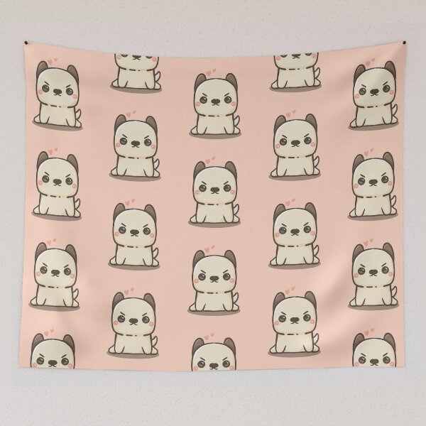 Item preview, Cute Little Dog Doing Yoga designed and sold by HappyDoodlen.