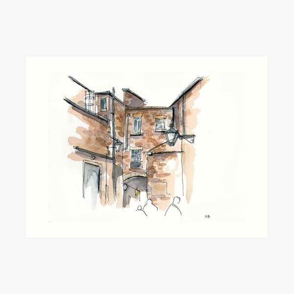 Angel Inn Art Print