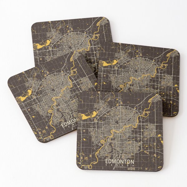 Item preview, Edmonton City Map of Alberta, Canada - Pastel designed and sold by deMAP.