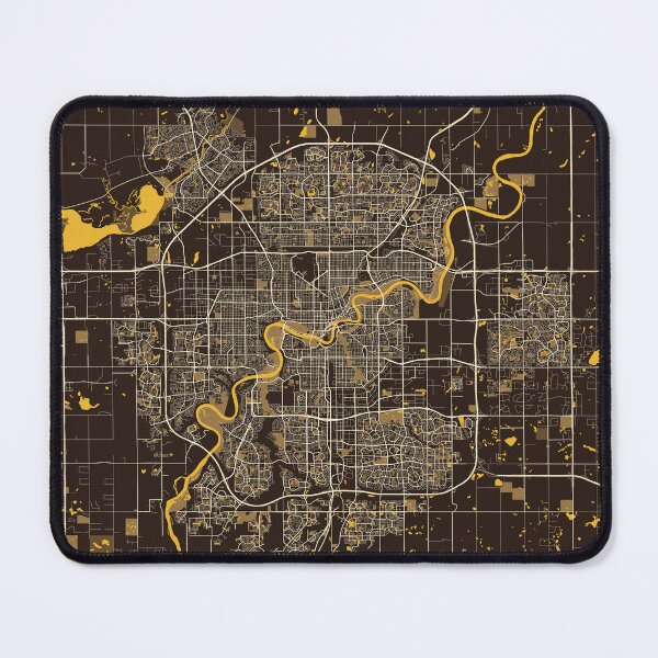 Item preview, Edmonton City Map of Alberta, Canada - Pastel designed and sold by deMAP.