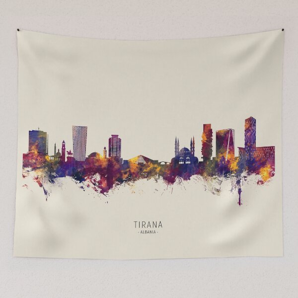 Item preview, Tirana Albania Skyline designed and sold by ArtPrints.