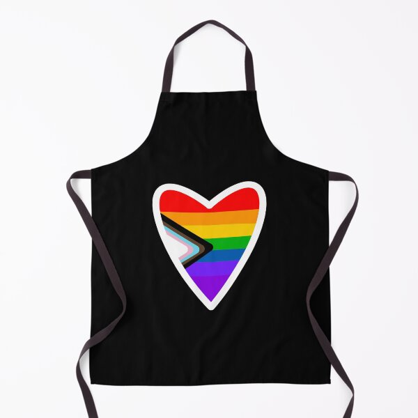 Item preview,  Progress Pride Flag Heart designed and sold by Myinsidethoughts.