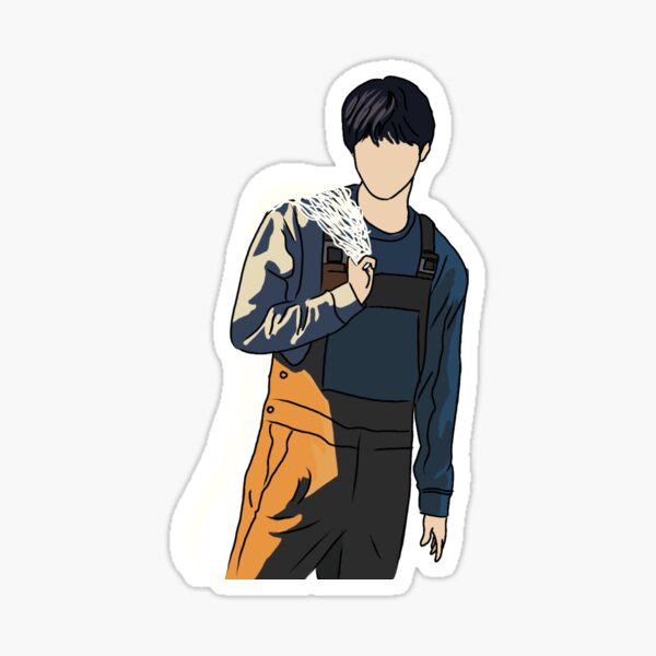 Artikel-Vorschau von Silhouette des Fischers Kim Seokjin, Fotoportfolio 2022, designt und verkauft von K-ShopForever.