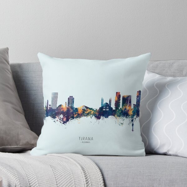 Artikelvorschau, Tirana Albania Skyline entworfen und verkauft von ArtPrints.