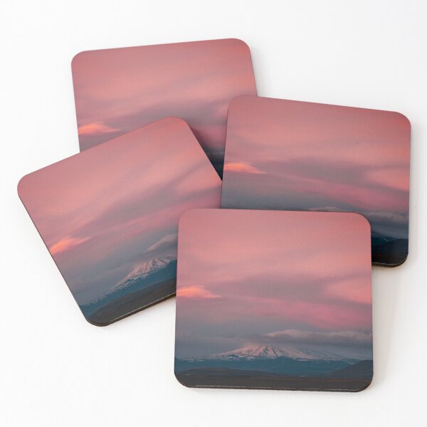 Item preview, Vulcano in Iceland by sunset designed and sold by Fresh-P-Media.