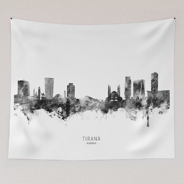 Item preview, Tirana Albania Skyline designed and sold by ArtPrints.