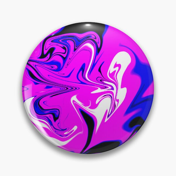 Item preview, Blue, Pink, Black  And White Liquid Art. Liquid Marble. Abstract Design. designed and sold by Jason123za.