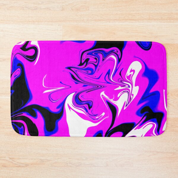 Item preview, Blue, Pink, Black  And White Liquid Art. Liquid Marble. Abstract Design. designed and sold by Jason123za.