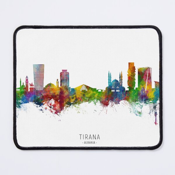 Item preview, Tirana Albania Skyline designed and sold by ArtPrints.