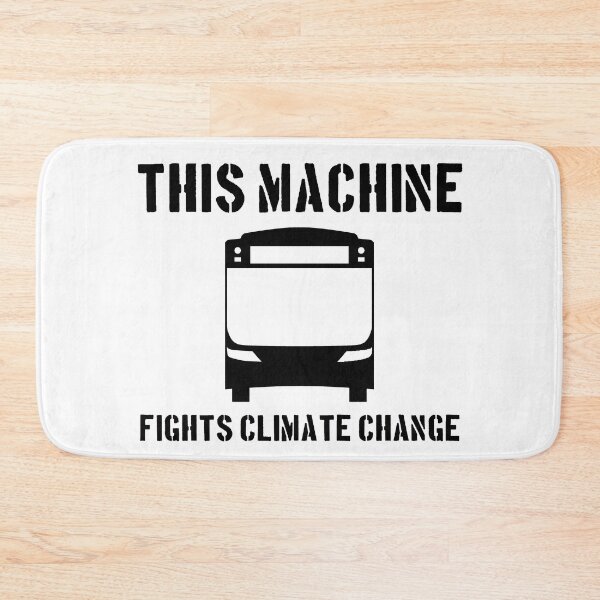 Item preview, This machine fights climate change (black bus)  designed and sold by BenLeverAU.