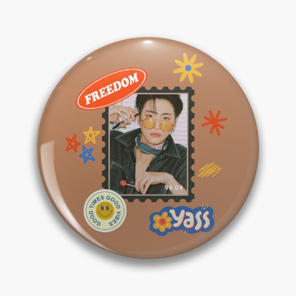 Item preview, ATEEZ Seonghwa Stamp With Retro Stickers designed and sold by Shining Diamond.