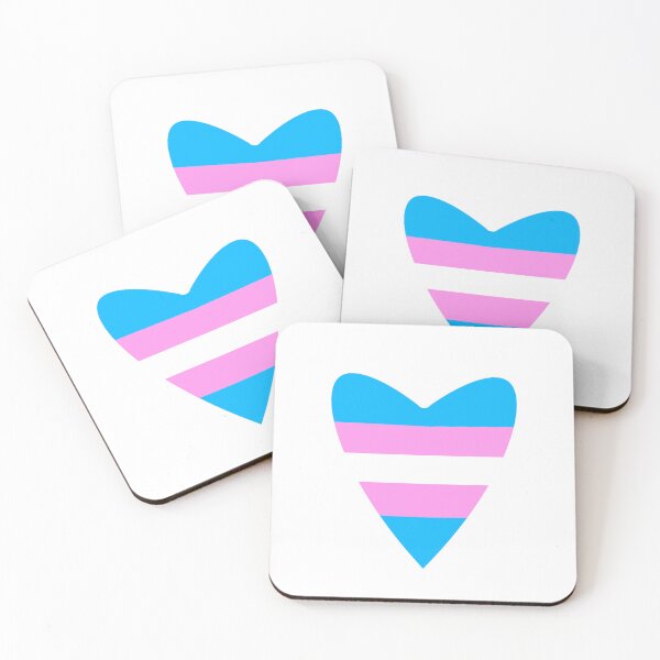 Item preview, Transgender Pride Flag Heart designed and sold by Myinsidethoughts.