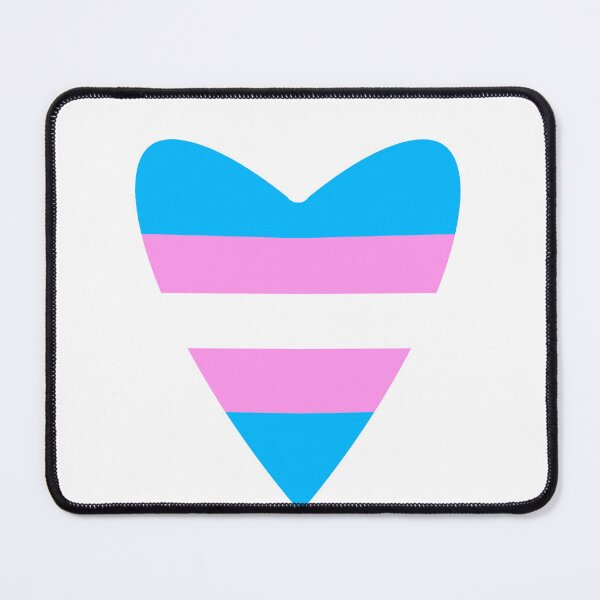 Item preview, Transgender Pride Flag Heart designed and sold by Myinsidethoughts.