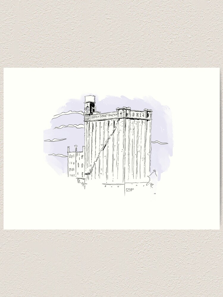 Alternate view of British Extracting Co.Ltd, Hull Art Print