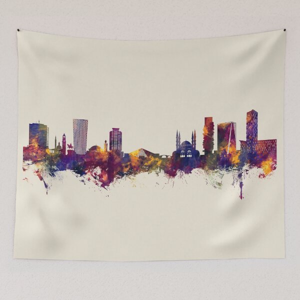 Item preview, Tirana Albania Skyline designed and sold by ArtPrints.
