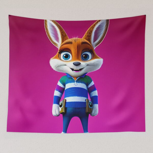 Item preview, The Christmas Fox - Flee designed and sold by LuliandFriends.