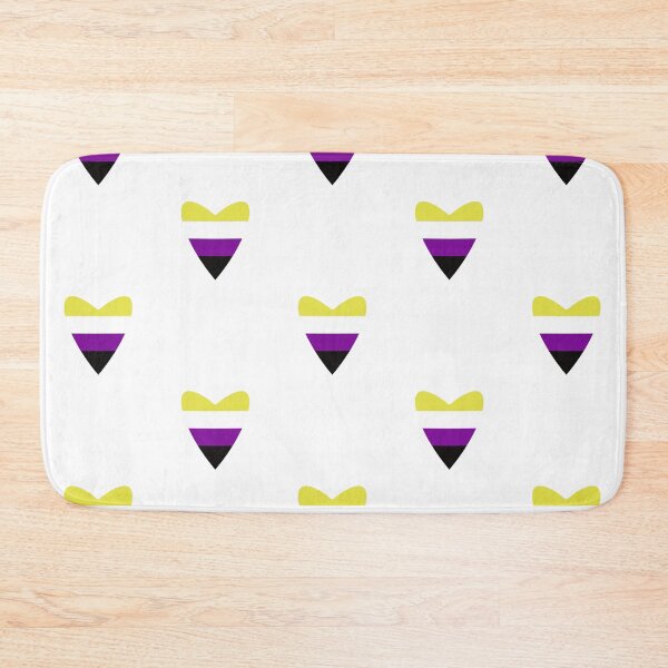 Item preview, Non Binary Pride Flag Heart designed and sold by Myinsidethoughts.