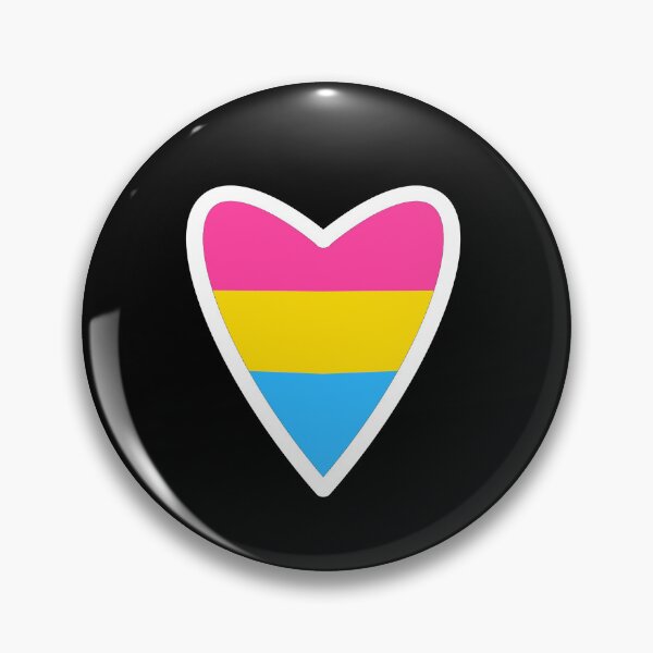 Item preview, Pansexual Pride Flag Heart designed and sold by Myinsidethoughts.