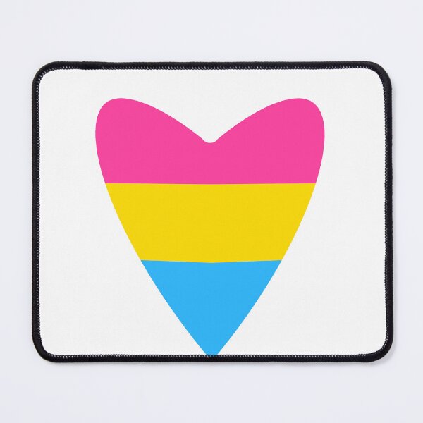 Item preview, Pansexual Pride Flag Heart designed and sold by Myinsidethoughts.
