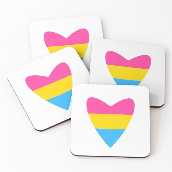 Item preview, Pansexual Pride Flag Heart designed and sold by Myinsidethoughts.