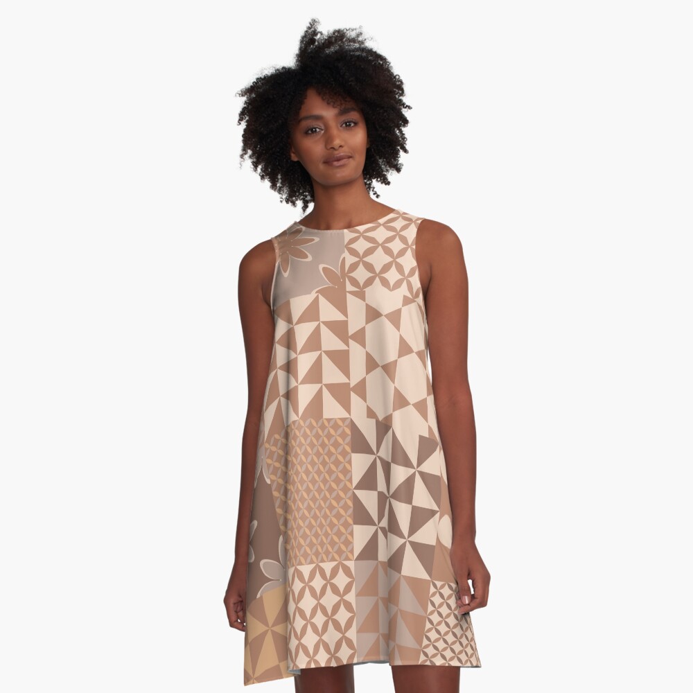 Vista previa del artículo con la obra «Vestido acampanado», diseñado y vendido por AnaidZahori.