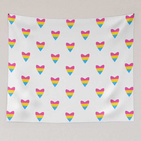 Item preview, Pansexual Pride Flag Heart designed and sold by Myinsidethoughts.