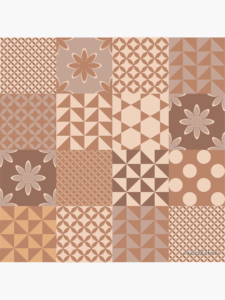 Imagen 3 de 3, Pegatina con la obra Geometric tierra, diseñada y vendida por AnaidZahori.