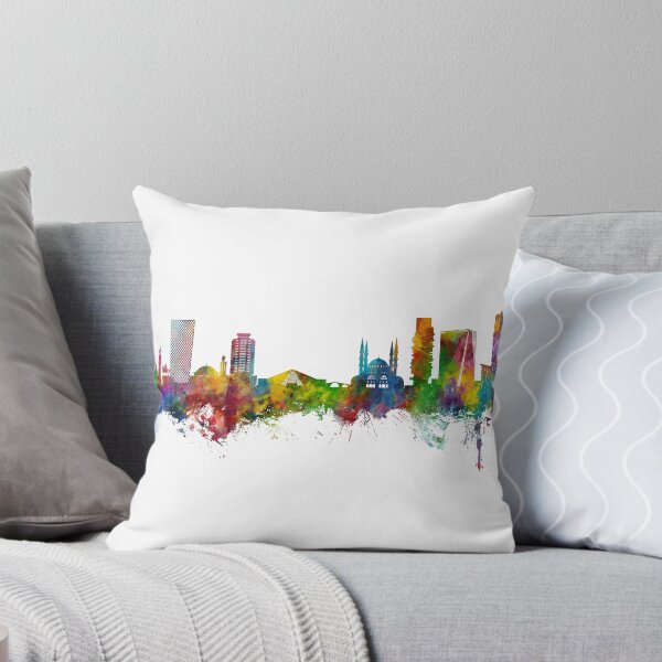 Artikelvorschau, Skyline von Tirana, Albanien entworfen und verkauft von ArtPrints.