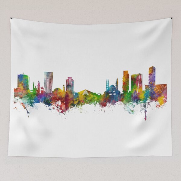 Item preview, Tirana Albania Skyline designed and sold by ArtPrints.