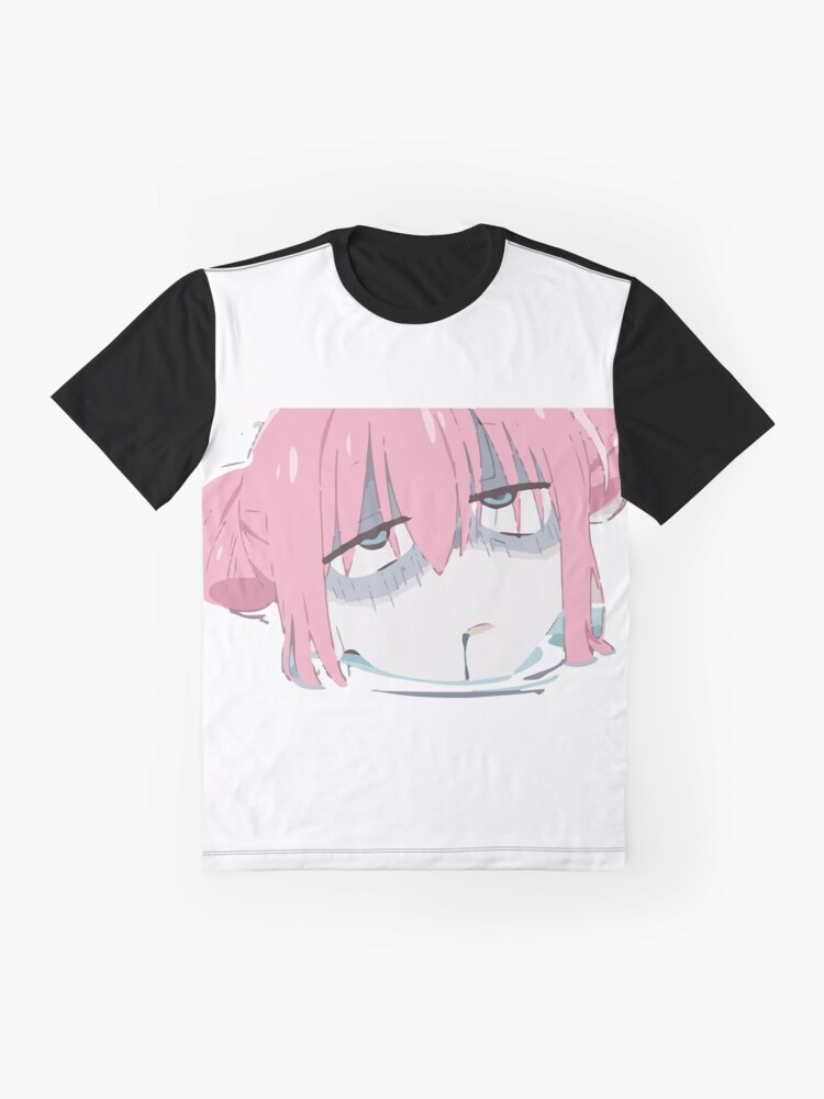 Aperçu 4 sur 5. T-shirt graphique avec l'œuvre bored Hitori Gotou chibi créée et vendue par Mahisterha.