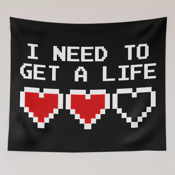 Item preview, GAMER - I NEED TO GET A LIFE designed and sold by ShirtWreck.