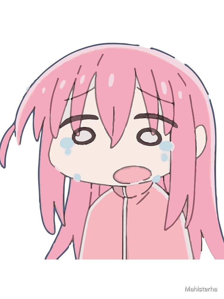 Aperçu 5 sur 5. T-shirt graphique avec l'œuvre sad bored Hitori Gotou chibi créée et vendue par Mahisterha.