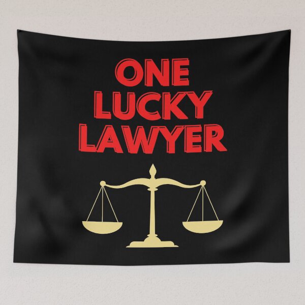 Item preview, One lucky lawyer design designed and sold by DigitalMagShop.