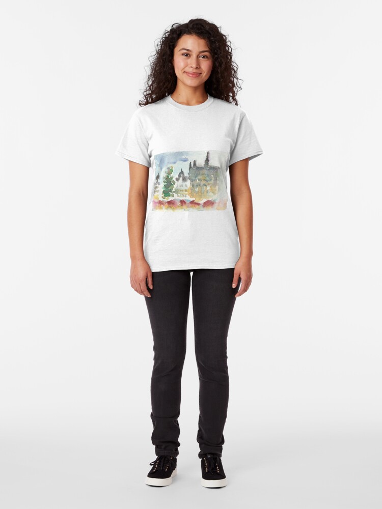 Alternate view of Grand place Christmas Market Classic T-Shirt