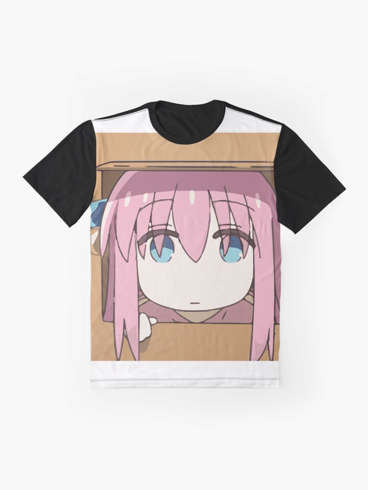 Aperçu 4 sur 5. T-shirt graphique avec l'œuvre Hitori Gotou chibi créée et vendue par Mahisterha.
