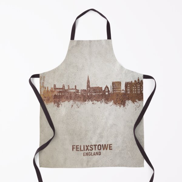 Artikelvorschau, Felixstowe England Skyline entworfen und verkauft von ArtPrints.