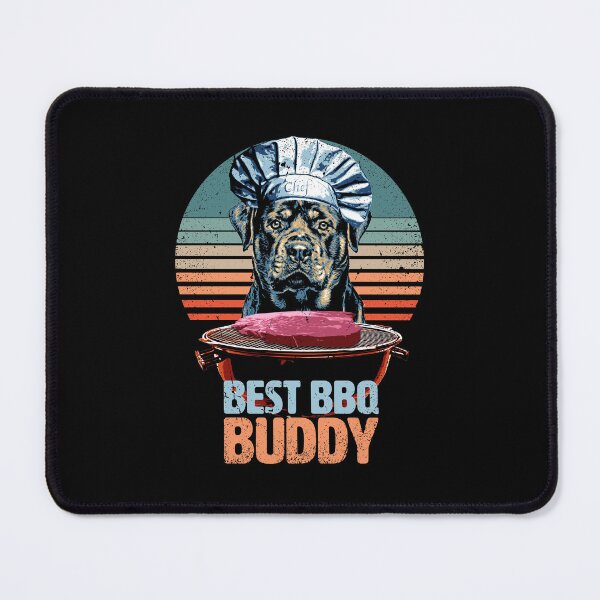 Item preview, Best BBQ Buddy - Funny & Cute Rottweiler designed and sold by BrainlabStudios.