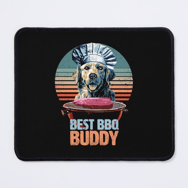 Item preview, Best BBQ Buddy - Funny & Cute Golden Retriever designed and sold by BrainlabStudios.