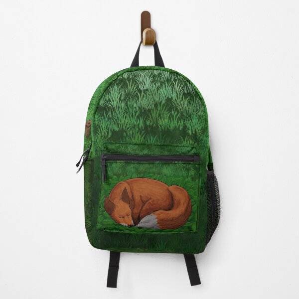 Item preview, Sleepy Fox Backpack designed and sold by LazyStreetPup.