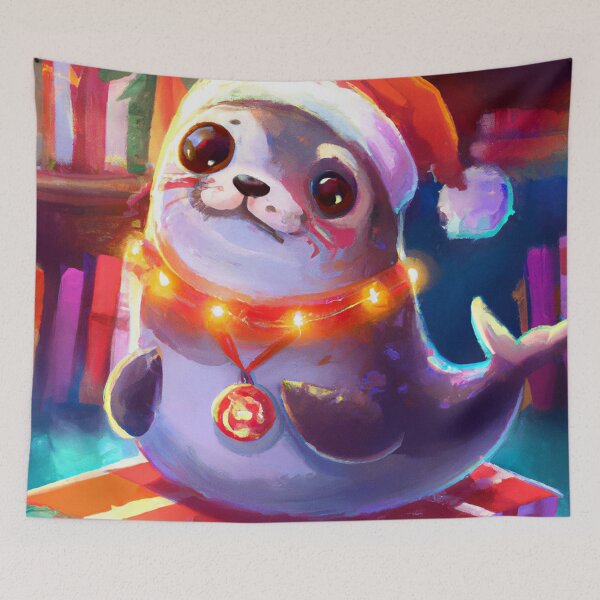Item preview, Cute Seal Drawing designed and sold by WeHeartAnimals.